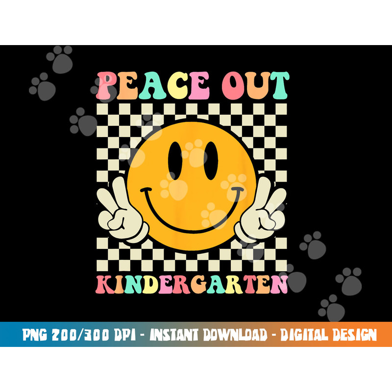 Hippie Peace Out Kindergarten Teacher Kid Last Day Of School  png, sublimation copy.jpg