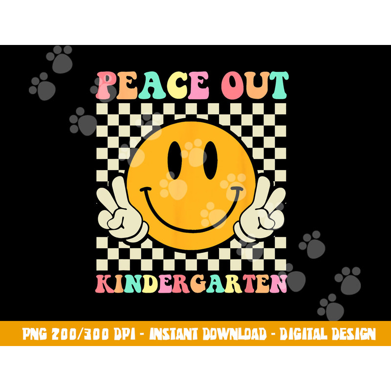 Hippie Peace Out Kindergarten Teacher Kid Last Day Of School png, sublimation copy.jpg