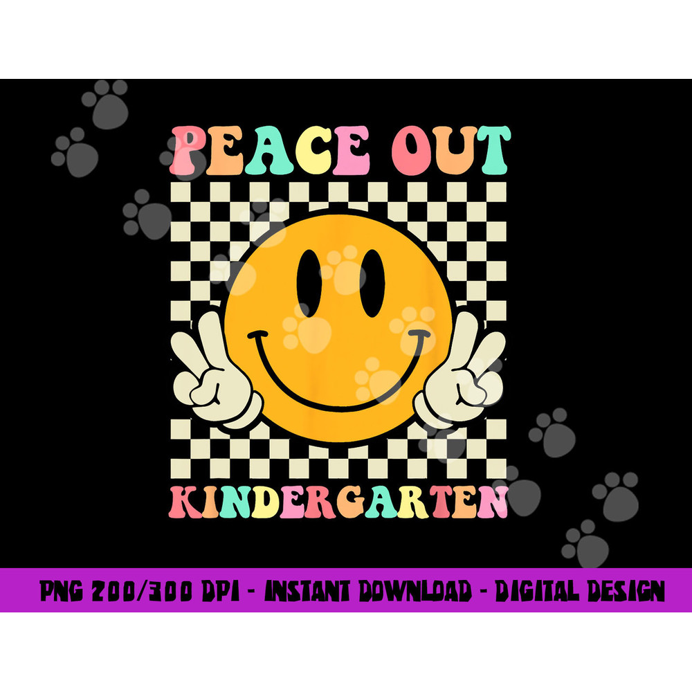 Hippie Peace Out Kindergarten Teacher Kid Last Day Of School png, sublimation copy.jpg