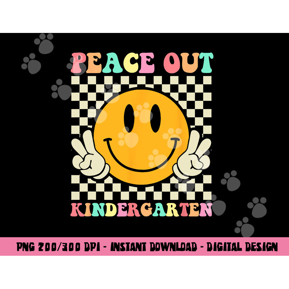 Hippie Peace Out Kindergarten Teacher Kid Last Day Of School png, sublimation copy.jpg