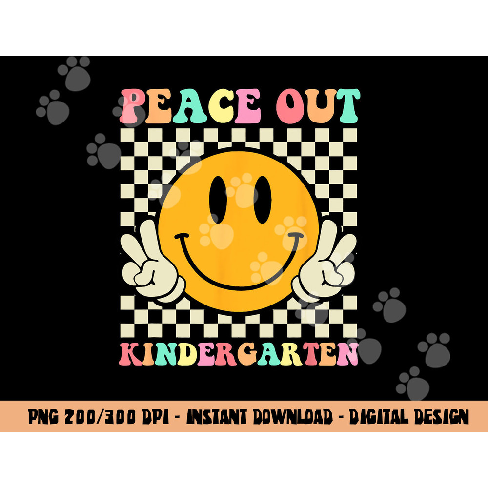 Hippie Peace Out Kindergarten Teacher Kid Last Day Of School  png, sublimation copy.jpg