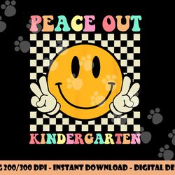 hippie peace out kindergarten teacher kid last day of school  png, sublimation copy