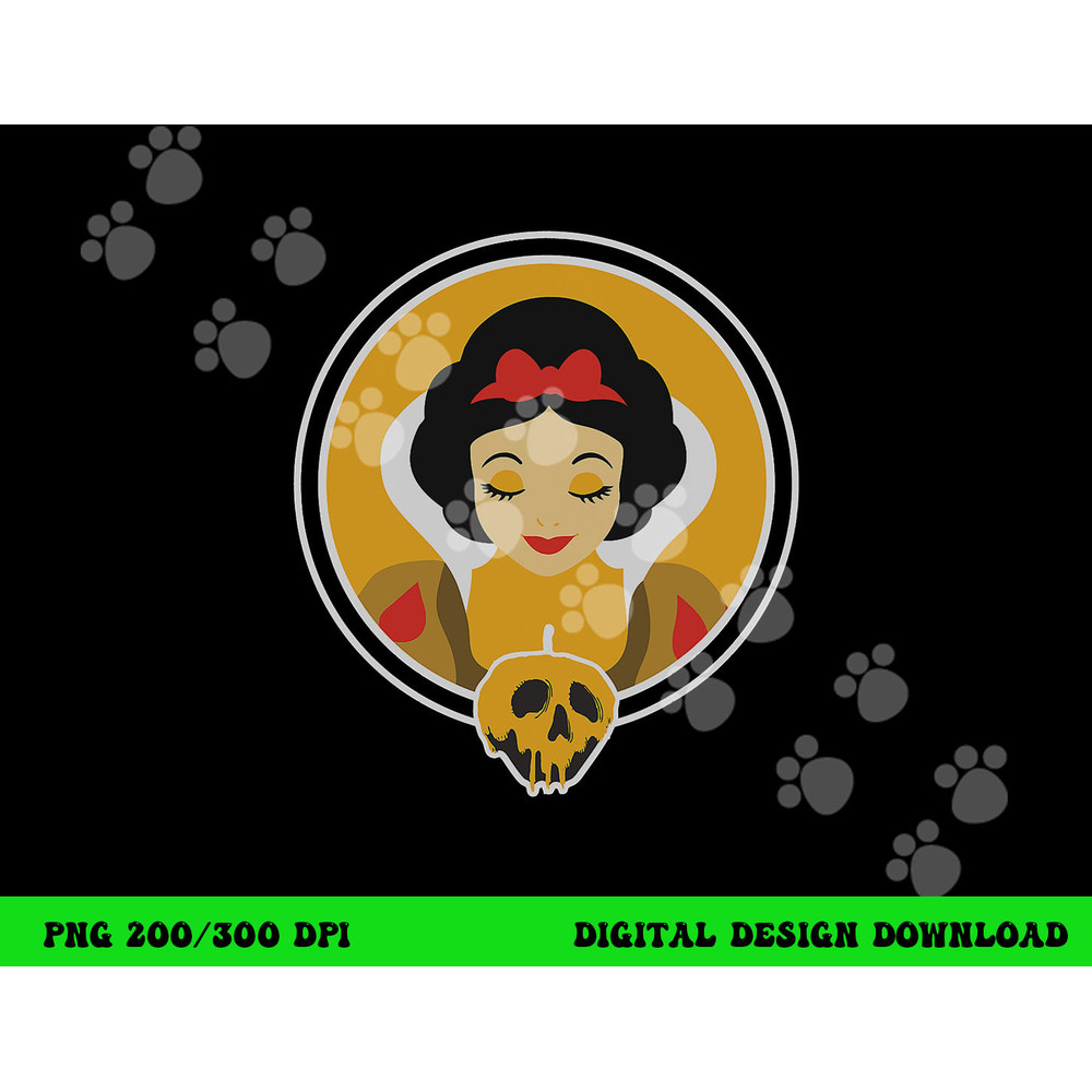 Disney Snow White and Poisoned Apple Halloween png, sublimation copy.jpg