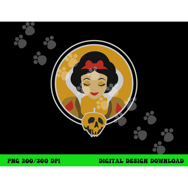 Disney Snow White and Poisoned Apple Halloween png, sublimation copy.jpg