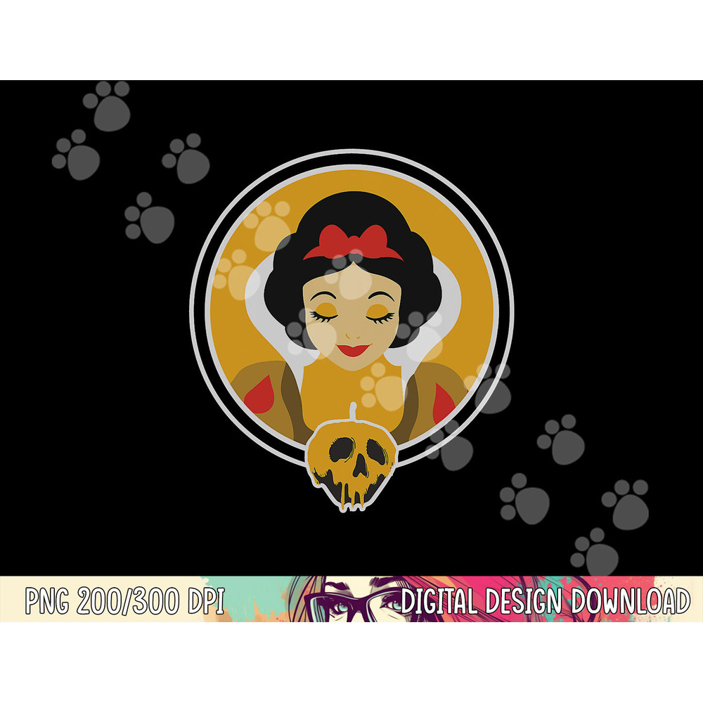 Disney Snow White and Poisoned Apple Halloween png, sublimation copy.jpg