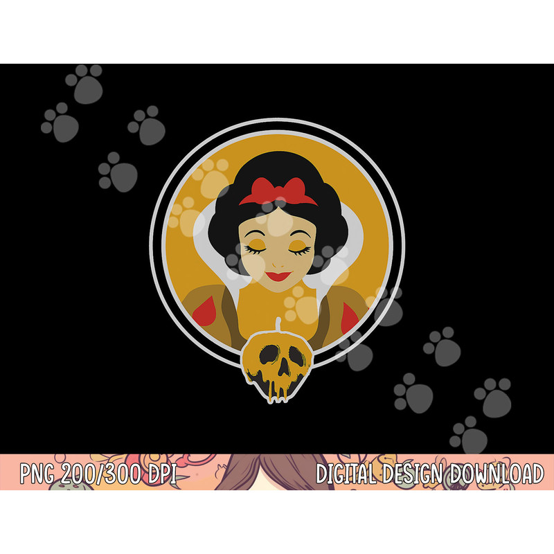Disney Snow White and Poisoned Apple Halloween png, sublimation copy.jpg