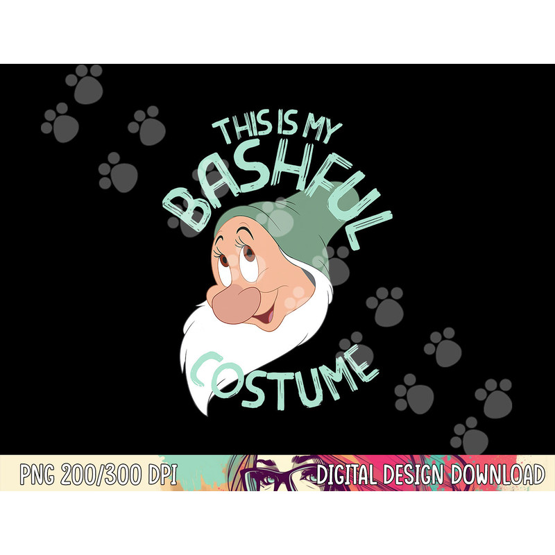 Disney Snow White This Is My Bashful Costume Halloween png,sublimation copy.jpg