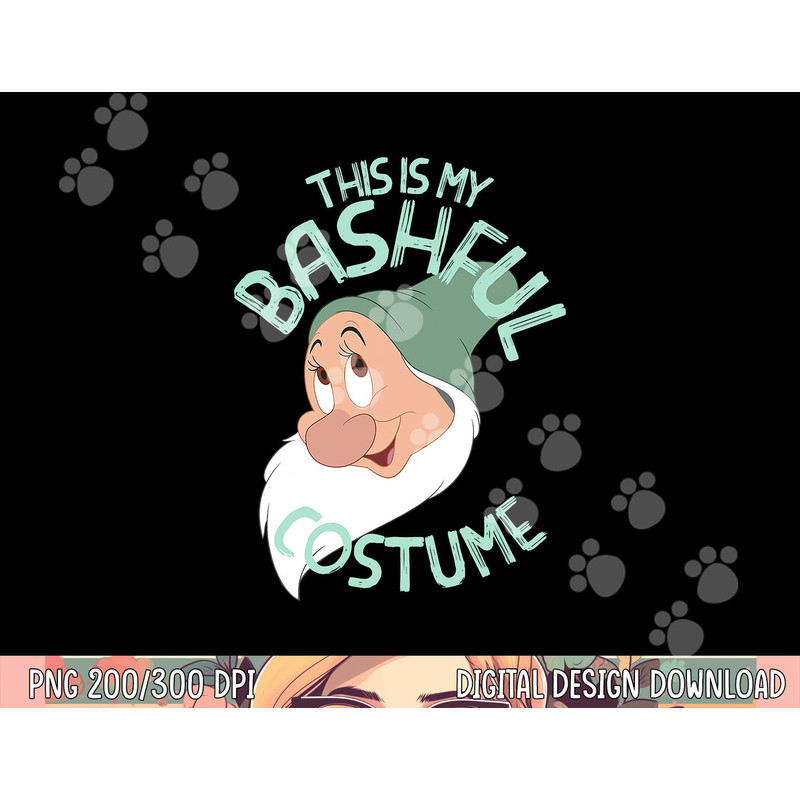 Disney Snow White This Is My Bashful Costume Halloween png,sublimation copy.jpg