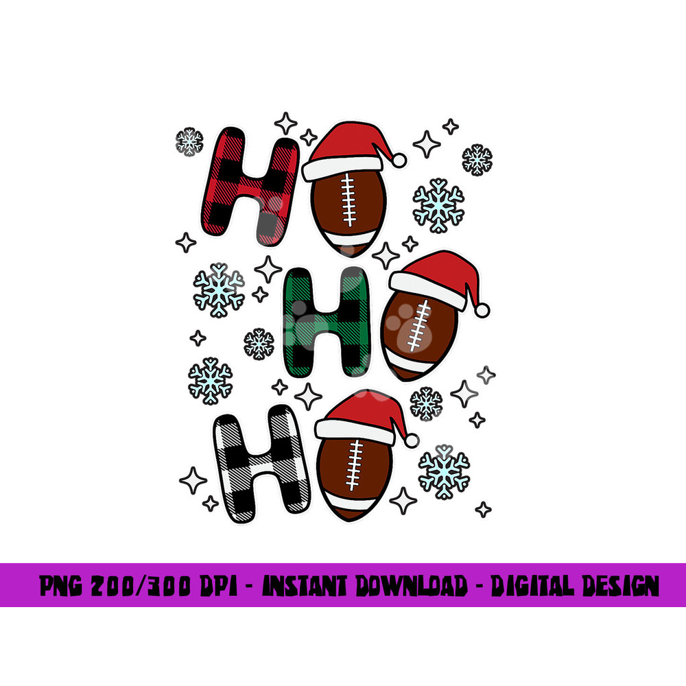 Ho Ho Ho Funny Santa American Football Lovers Christmas png, sublimation copy.jpg