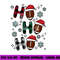Ho Ho Ho Funny Santa American Football Lovers Christmas png, sublimation copy.jpg