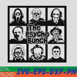 The Psycho Bunch svg, Friends Horror Movie, Creepy Team Halloween svg , Halloween SVG, Nightmare Before Christmas SVG,