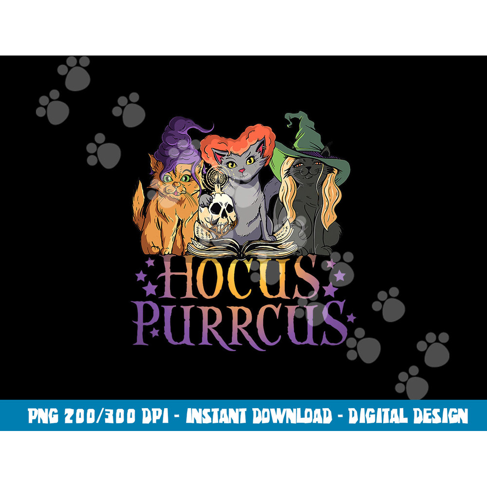 Hocus Purrcus Halloween Witch Cats Funny Parody  png,sublimation copy.jpg