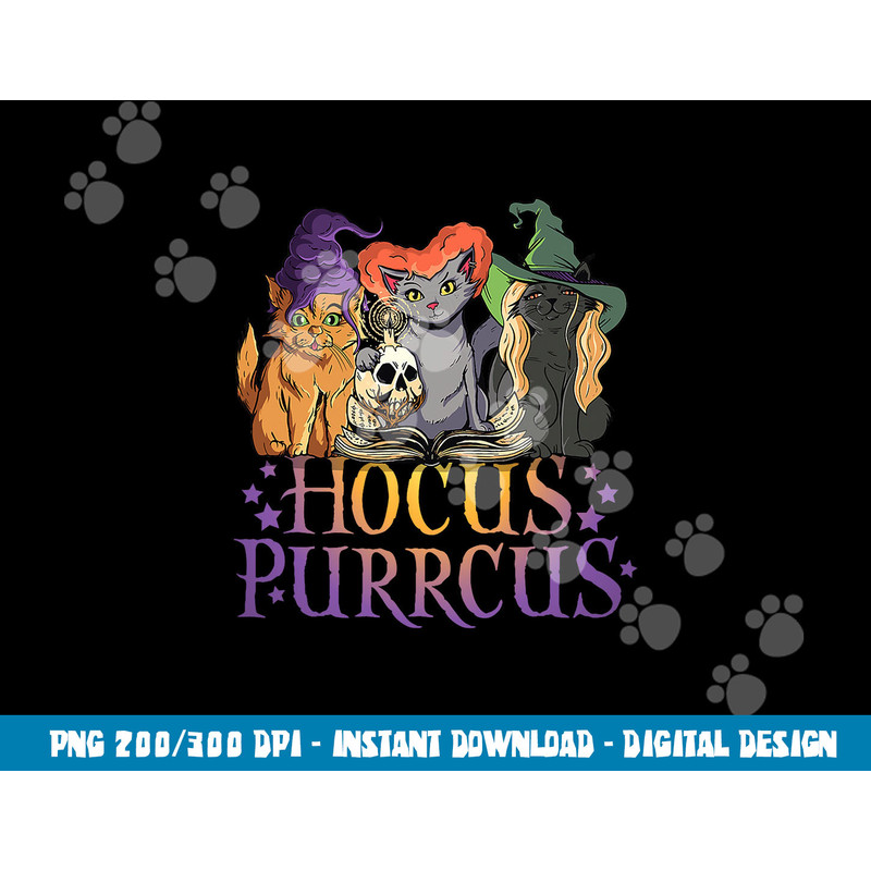Hocus Purrcus Halloween Witch Cats Funny Parody  png,sublimation copy.jpg