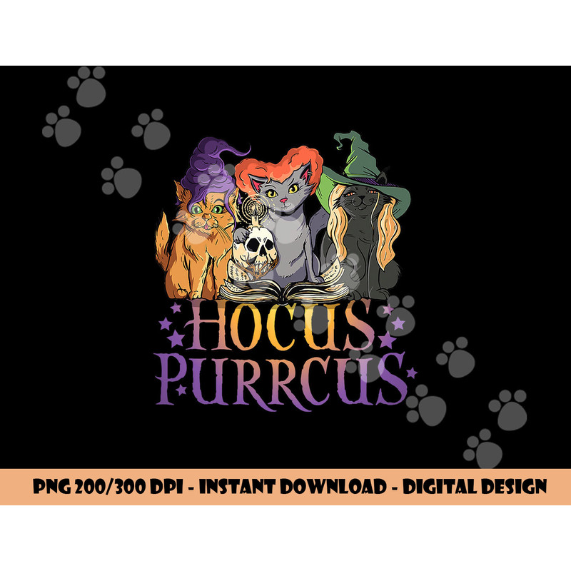 Hocus Purrcus Halloween Witch Cats Funny Parody png,sublimation copy.jpg
