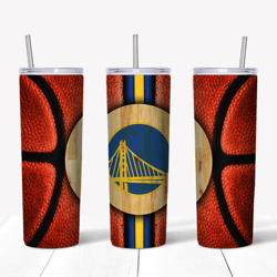 golden state warriors basketball tumbler wrap, 20oz tumbler design straight, nba basketball tumbler wrap, png file