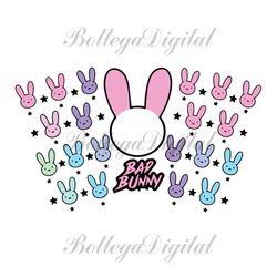 bad bunny starbucks full wrap svg, trending svg, starbucks wrap svg, full wrap starbucks svg, starbucks cup svg, starbuc
