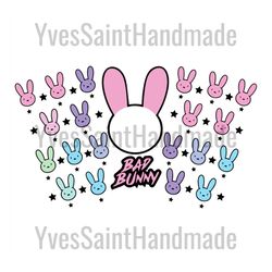 bad bunny starbucks full wrap svg, trending svg, starbucks wrap svg, full wrap starbucks svg, starbucks cup svg, starbuc