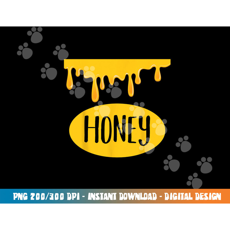 Honey Jar Funny Lazy Halloween Matching Costume Honeypot png,sublimation copy.jpg
