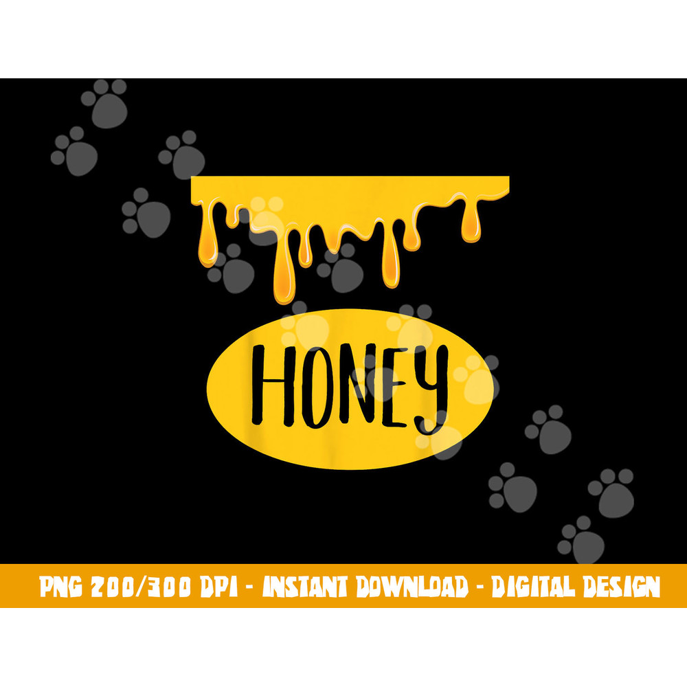 Honey Jar Funny Lazy Halloween Matching Costume Honeypot png,sublimation copy.jpg