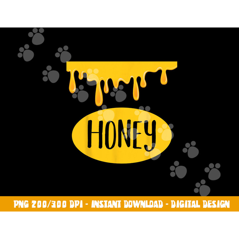 Honey Jar Funny Lazy Halloween Matching Costume Honeypot png,sublimation copy.jpg