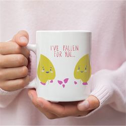 i've fallen for you mug, valentine's day, couples gift, boyfriend girlfriend mug, husband wife present, anniversary