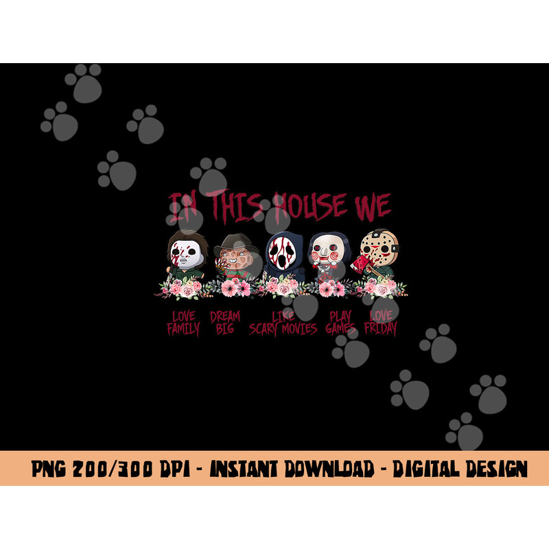 Horror Scary Halloween Old Movies Characters Matching Family png, sublimation copy.jpg