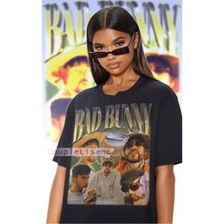 puerto rapper bad bunny vintage shirt | bad bunny homage fan tees | bad bunny homage retro | bad bunny graphic retro 90s