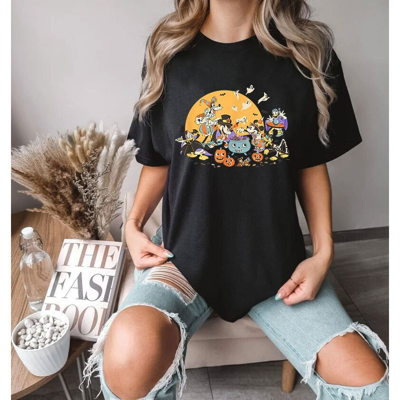 Disney Mickey and Friends Halloween Shirt, Vintage Disney Halloween T-Shirt, Disney Family Tee, Spooky Season, Disney The Nightmare Shirt - 1.jpg