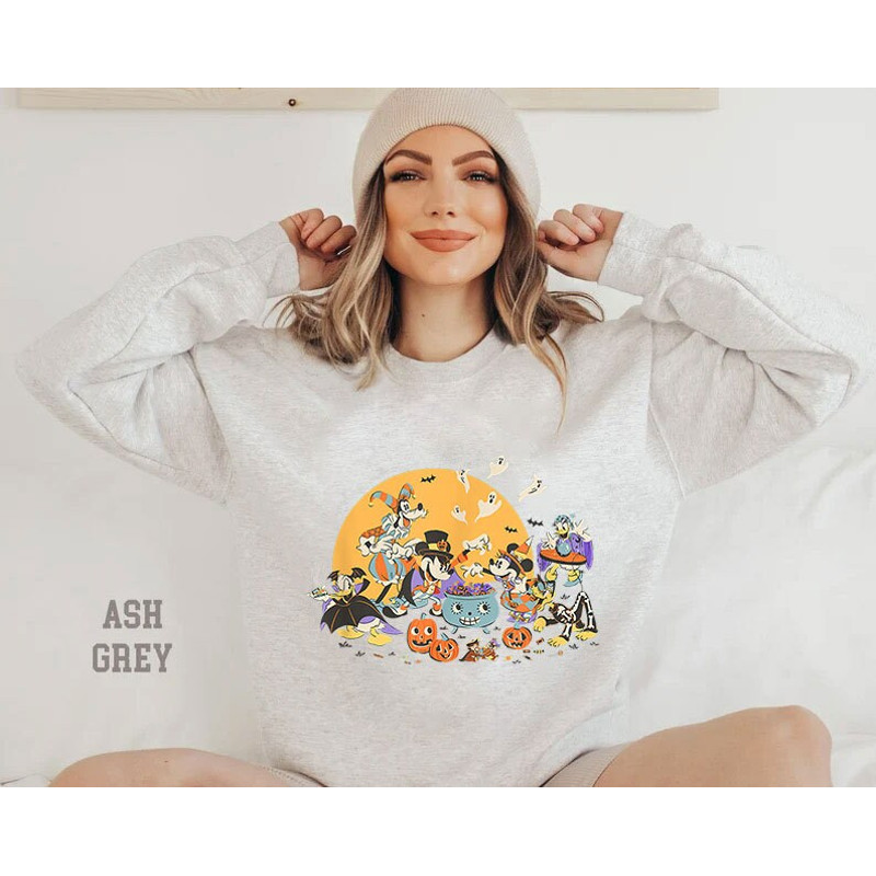 Disney Mickey and Friends Halloween Shirt, Vintage Disney Halloween T-Shirt, Disney Family Tee, Spooky Season, Disney The Nightmare Shirt - 6.jpg