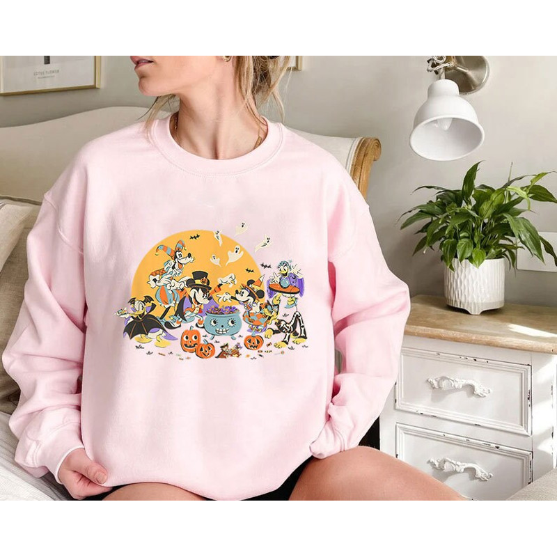 Disney Mickey and Friends Halloween Shirt, Vintage Disney Halloween T-Shirt, Disney Family Tee, Spooky Season, Disney The Nightmare Shirt - 7.jpg