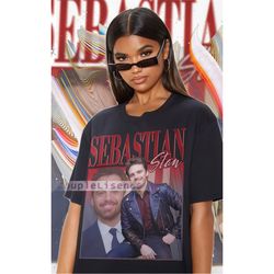 sebastian stan vintage shirt | sebastian stan homage tshirt | sebastian stan fan | sebastian stan retro 90s sweater | se