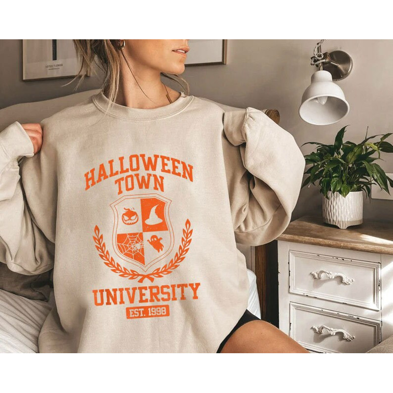 Halloween Town University Sweatshirt, Halloween Town Est 1998 Shirt, Pumpkin Halloweentown T-Shirt, Horror Halloween Gift, Fall Women Tee - 1.jpg
