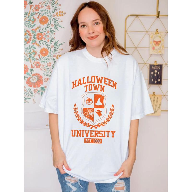 Halloween Town University Sweatshirt, Halloween Town Est 1998 Shirt, Pumpkin Halloweentown T-Shirt, Horror Halloween Gift, Fall Women Tee - 3.jpg