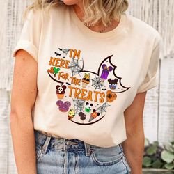 im here for the treats shirt, disney halloween snacks shirt, halloween