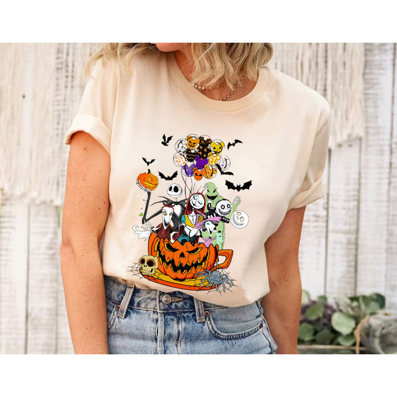 Nightmare On The Main Street Shirt, Mickey Minnie Halloween, Disney Halloween Matching Shirt, Halloween Pumpkin Tee, Fall Women Sweatshirt - 1.jpg