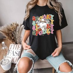 spooky season halloween party shirt, halloween spooky family shirt, di