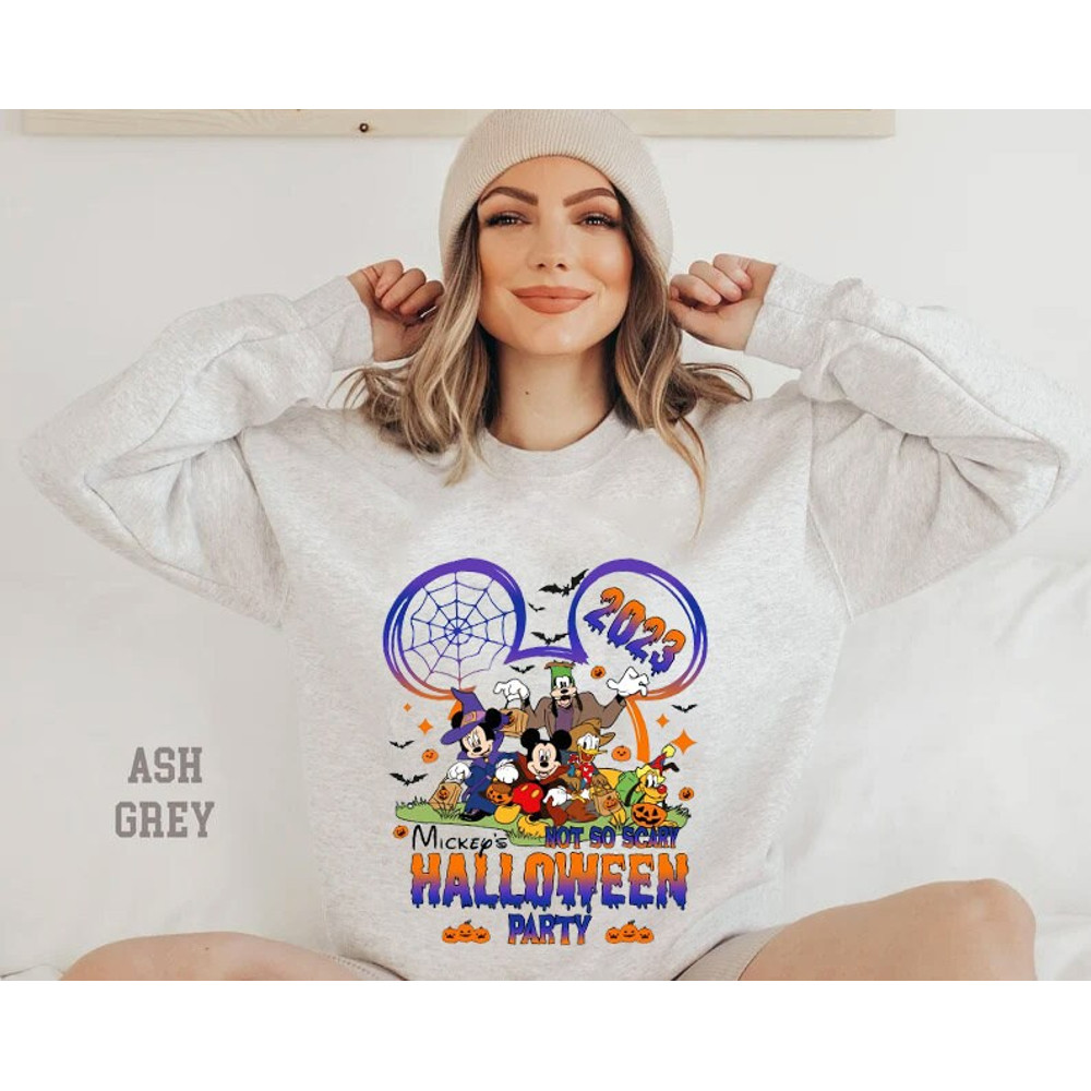 Retro Walt Disney World Halloween Shirt, Halloween Party 2023 T-Shirt, Disney Family Gift, Disney Halloween Matching Tee, Trick Or Treat - 6.jpg