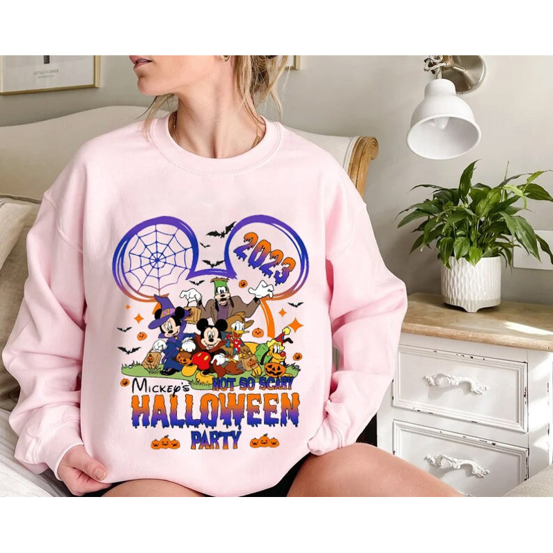Retro Walt Disney World Halloween Shirt, Halloween Party 2023 T-Shirt, Disney Family Gift, Disney Halloween Matching Tee, Trick Or Treat - 7.jpg