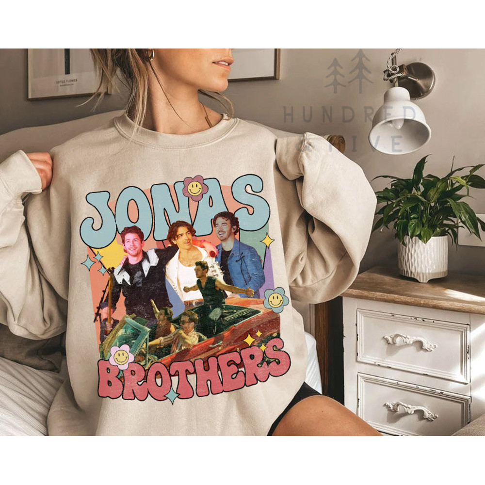 Vintage Jonas Brothers 90s Shirt, Jonas Brother Merch, Retro Joe Jonas T-Shirt, Jonas Brothers Fan, Big Bro Tee, Big Brother Sweatshirt - 4.jpg