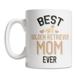 best golden retriever mom mug - cute golden retriever mug - pet golden retriever gift idea - cute golden retriever owner