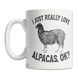 i love alpacas mug - cute alpaca mug for alpaca lovers - funny alpaca gift mug - cute alpaca gift idea - alpaca coffee m