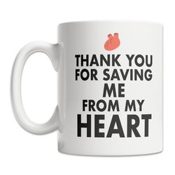 cardiovascular doctor gift - heart doctor mug - doctor thank you mug - heart specialist thanks gift - heart surgeon gift