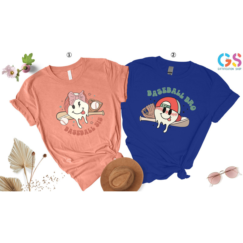 Baseball Little Brother Shirt, Baseball Little Sister Shirt, Baseball Brother's Biggest Fan, Baseball Shirt,Gift For Sister,Gift For Brother - 3.jpg