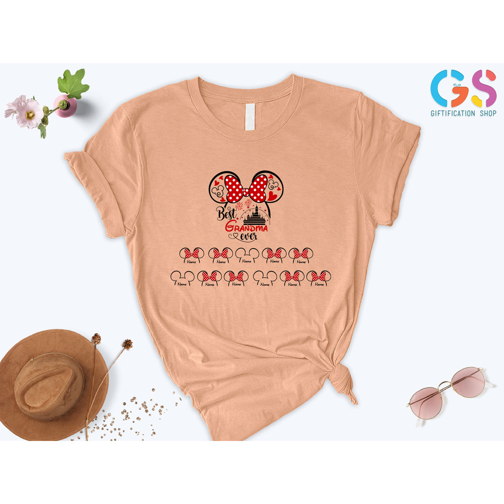 Best Grandma Ever Shirt, Best Gigi Ever Shirt,Minnie Mouse Grandma Shirt,Grandma Shirt With Grandkids Name,Personalized Grandma Shirt - 3.jpg