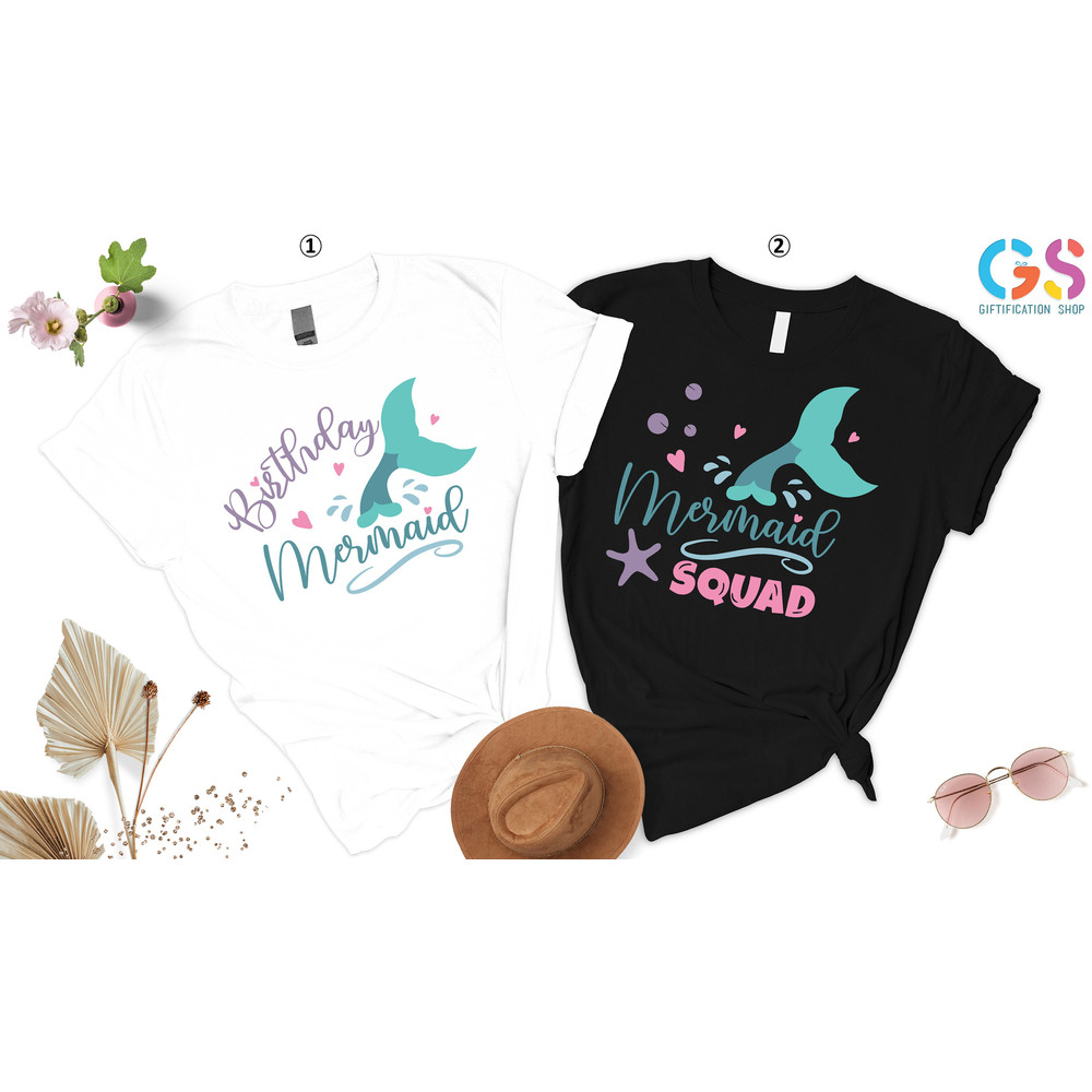 Birthday Mermaid Shirt, Mermaid Squad Shirt, Mermaid Birthday Party Favors, Birthday Girl Shirt, Birthday Squad Shirt, Family Matching Shirt - 2.jpg