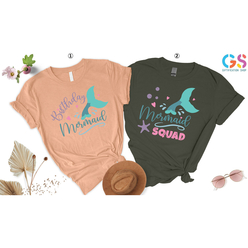 Birthday Mermaid Shirt, Mermaid Squad Shirt, Mermaid Birthday Party Favors, Birthday Girl Shirt, Birthday Squad Shirt, Family Matching Shirt - 6.jpg