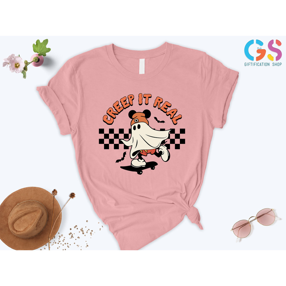 Creep It Real Mickey Ears Shirt, Creep it Real Shirt, Vintage Ghost Halloween Shirt, Retro Fall Shirt, Fall Shirt, Halloween Mickey Shirt - 5.jpg