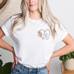 custom name nurse shirt, customized nurse shirt, personalized nurse shirt,  nurse scool shirt, floral stethoscope heart,