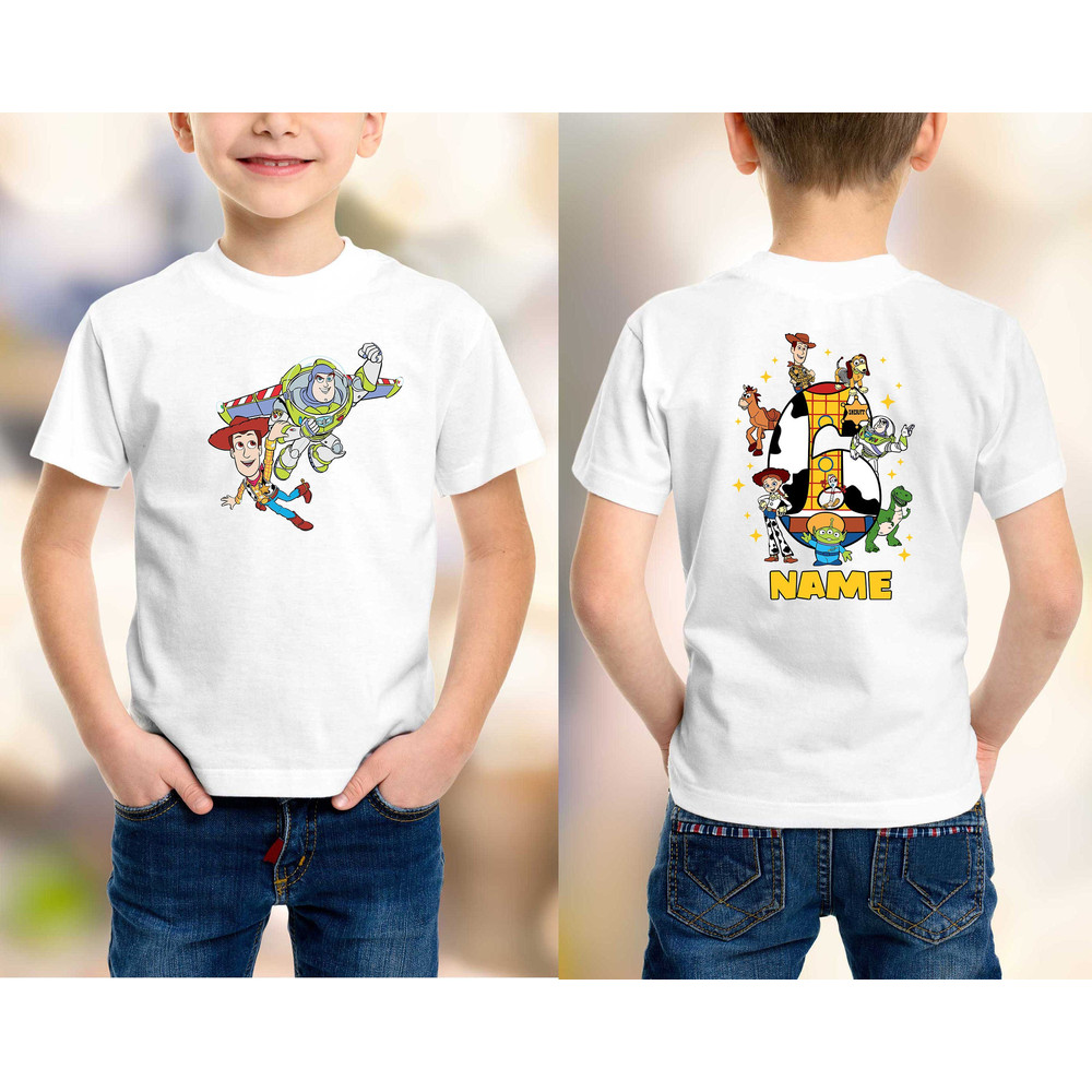 Custom Toy Story Shirt, Toy Story Birthday Shirts, Birthday Boy Shirt, Name Shirt For Kids, Toy Story Themed Birthday Party, Buzz Lightyear - 1.jpg