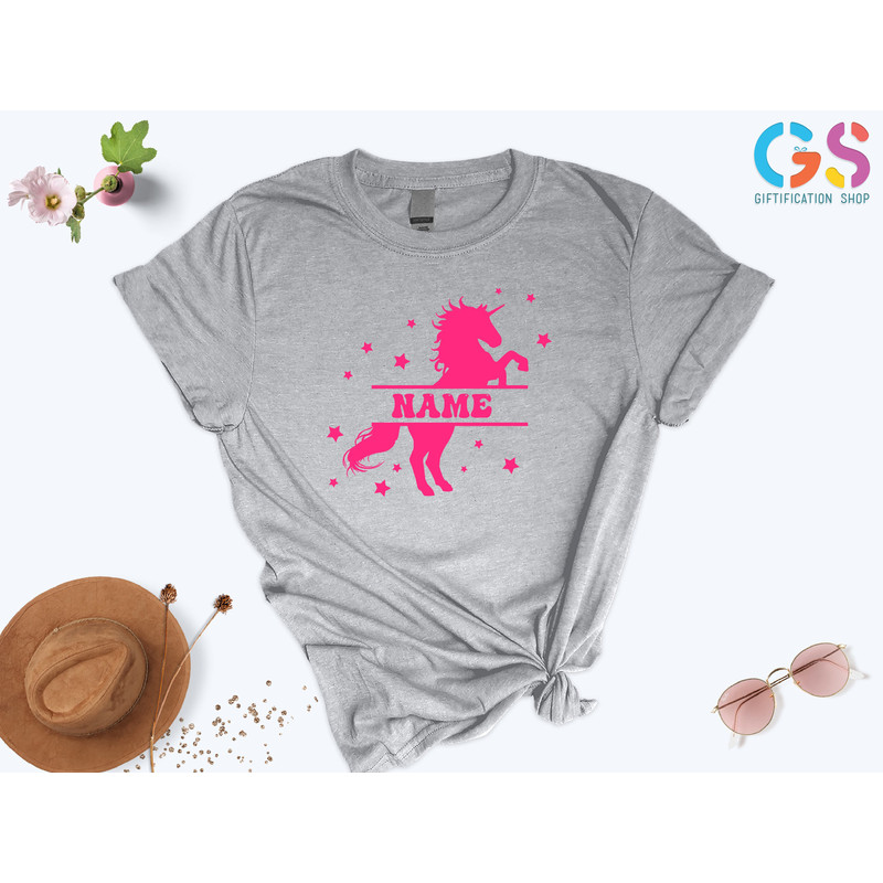 Custom Unicorn Shirt,Personalized Kids Clothing,Kids Name Shirt,Unicorn Shirt,Shirt For Kids Girl,Gift For Kids Girl,Birthday Gift Kids Girl - 2.jpg